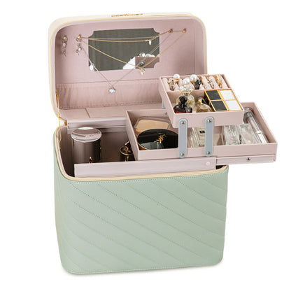 Portable Case Cosmetics and Jewelry Storage Box Nail Beauty Box