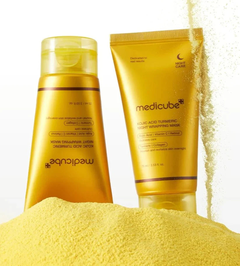 Medicube Turmeric Overnight Wrapping Peel Off Mask - 75ml