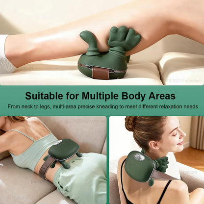 Experience Ultimate Relaxation with the Portable Heated Cervical Neck Massager - Your Solution for Pain Relief and Muscle Comfort!