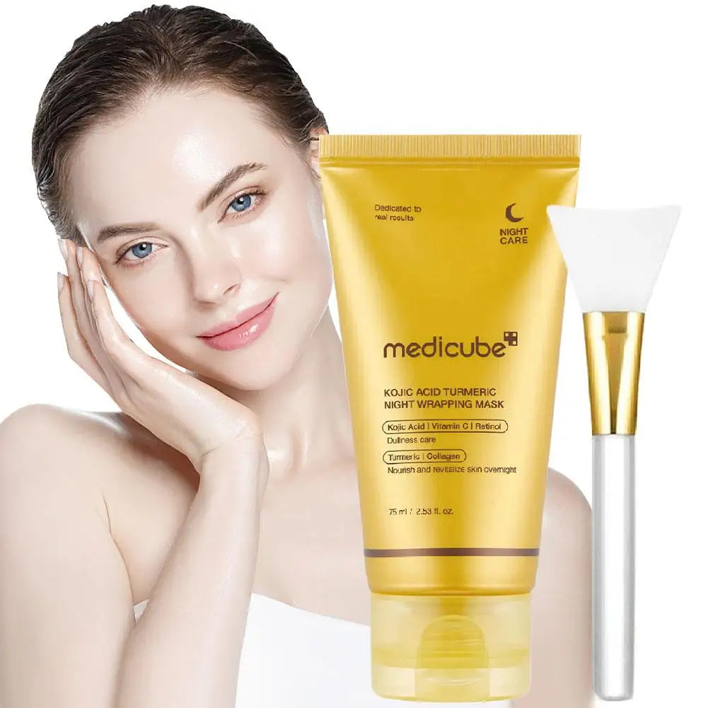 Medicube Turmeric Overnight Wrapping Peel Off Mask - 75ml