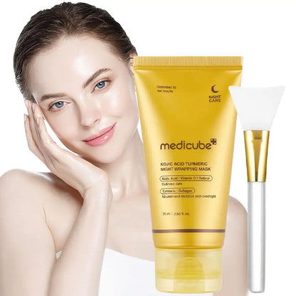 Medicube Turmeric Overnight Wrapping Peel Off Mask - 75ml