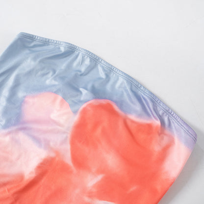 Slim Slit Tube Long Dress