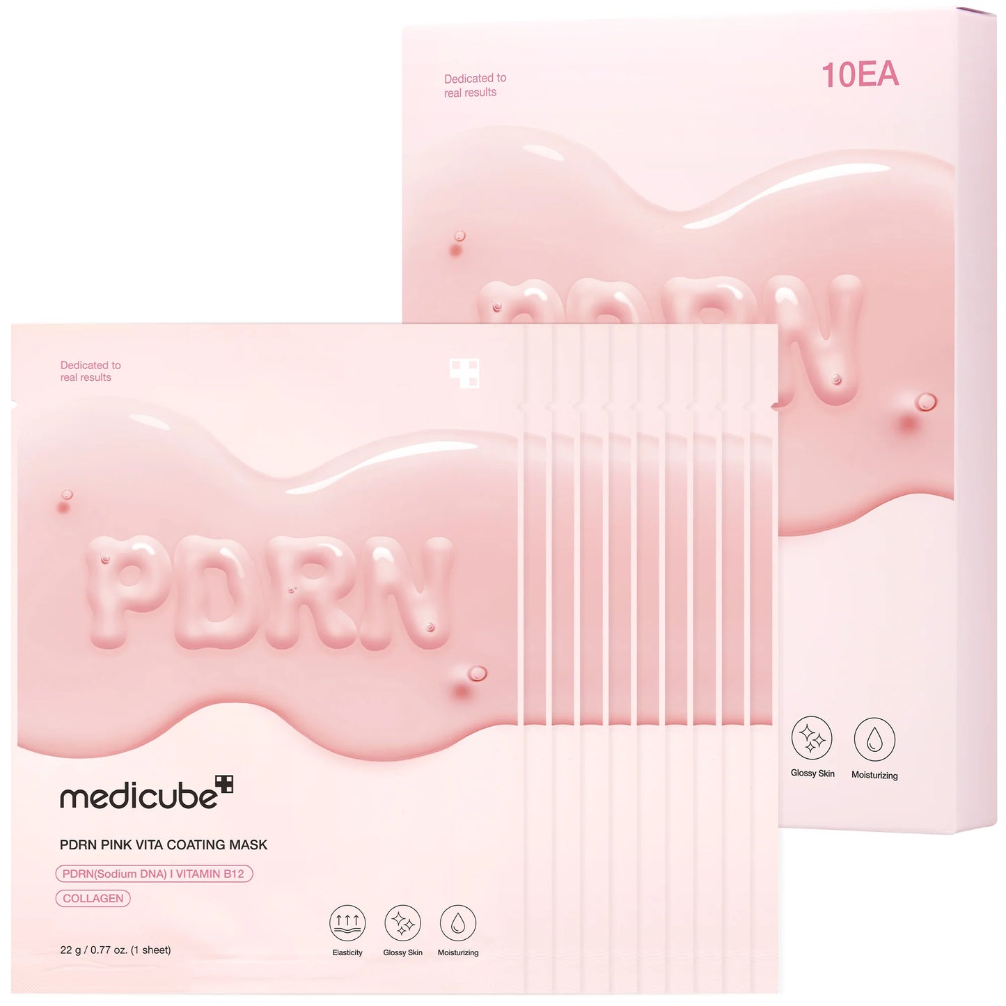 Medicube - PDRN Pink Vita Coating Sheet Mask